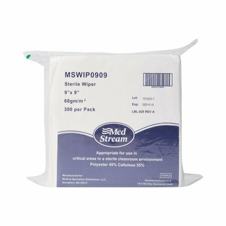 MCKESSON Cleanroom Wipes, 3600PK MSWIP0909